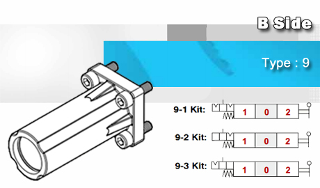 کیت قفل و فنر شیر   SIde b شیر دستی هیدرولیک جرثقیل یولی تایوان youli lever hydraulic هیدرولیک نمایندگی ایران.jpg